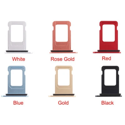 Side Button Keys Nano Sim Card Holder Tray Repair Parts For iPhone 7 X 12 11 Lot - Image 1 of 4