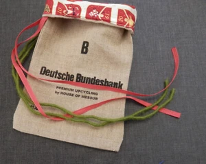 GELDSACK B WEIHNACHTS 10NR SACK 1 Upcycling DEUTSCHE BUNDESBANK - Bild 1 von 2