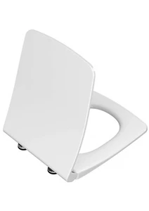 Sedile WC slim Vitra Metropole con abbassamento automatico bianco coperchio WC 122-003-009