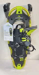Kit Raquetas de Nieve Alptrek 821 con Postes y Bolsa de Transporte Tamaño Pequeño Verde Nuevo Con Etiqueta - Imagen 1 de 3