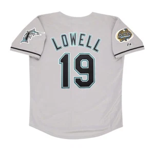 Mike Lowell 2003 Florida Marlins World Series Men's Grey Road Jersey (M-2XL) - Picture 1 of 5