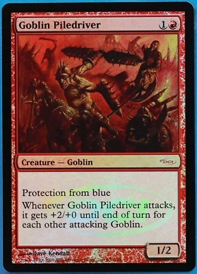 Goblin Piledriver (Judge) FOIL Judge Gift Cards 2008 MINT CARD (471198) ABUGames - Image 1 of 2