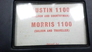 Austin 1100 / Morris 1100 Mechanical Service Parts List - Picture 1 of 6