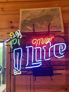 24"x20" Beer Light Lager 19th Hole Golf Neon Light Sign Lamp Bar Open Display - Picture 1 of 1