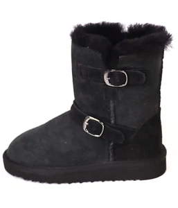 Kirkland Signature Shearling Buckle Toddler 12 Girl's Black Winter Boot - Picture 1 of 4