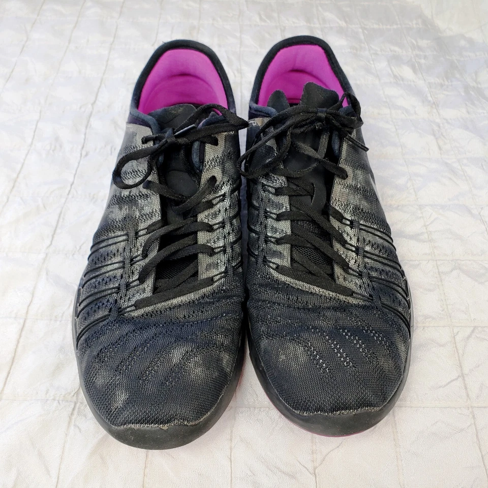 Nike Free TR6 Negro Metálico Plateado Zapato para Correr Atlético 849805 Para Mujer Talla 9.5 Foto 1 de 4