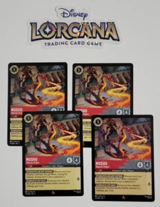 Disney Lorcana Archazia's Island Mushu Majestic Dragon x4 Playset Non Foil Rare - Picture 1 of 1