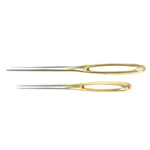 2pcs Large-Eye Blunt Needles Woolen Thick Knitter Yarn Hand Sewing Darning - Picture 1 of 5