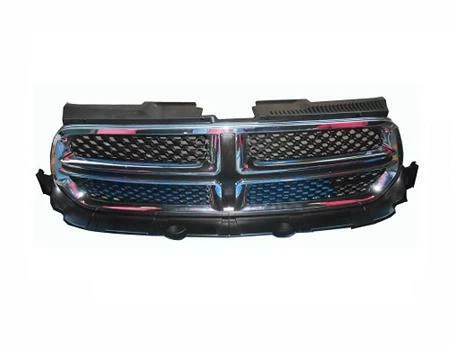 Parrilla delantera cromada/negra instalada por el concesionario para Dodge Durango 2011 2012 2013 Foto 1 de 1