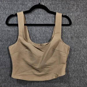 NWT Le lis Crop Top Tank Stretchy Boutique Top Size Small - Picture 1 of 12