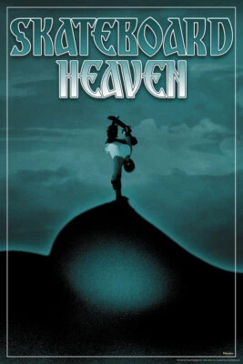 Skateboard Heaven Boobs Funny Cool Wall Decor Art Print Poster 12x18 - Image 1 of 3