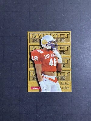 1996 Skybox Impact Markco Maddox Rookie Card #176 - Albany State Golden Rams (1) - Image 1 of 2