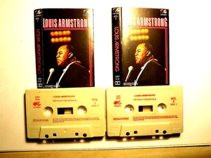 Music Cassettes....Louis Armstrong.......cassettes x 2......Jazz. - Picture 1 of 2
