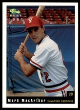 1991 Classic Best Mark MacArthur Savannah Cardinals #19