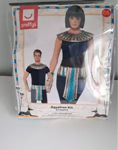SMIFFYS EGYPTIAN KIT UNISEX FANCY DRESS UP COSTUME ONE SIZE EGYPT KING QUEEN - Picture 1 of 1