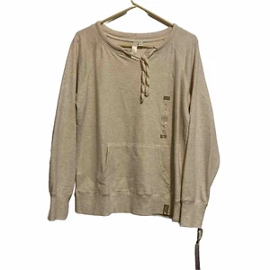 Green Tea Creme Soft Wash Top Preshrunk Gr. Large Pullover Langarm Neu - Bild 1 von 16