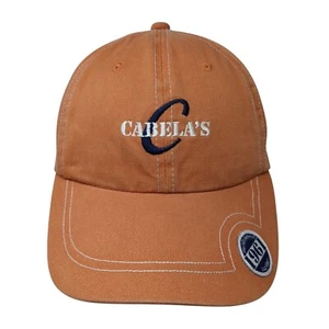 Cabela's Slideback Mütze orange Einheitsgröße verstellbar bestickt Patch - Bild 1 von 8