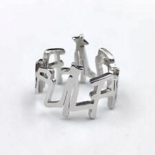 Lil Peep Rings Stainless Steel Polished Women Mens Rings for Fashion Jewelry 7#