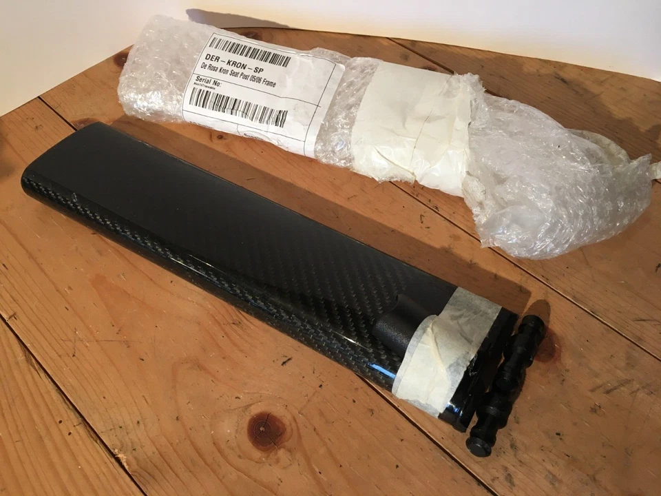 De Rosa Kron Carbono Aero Bike Time Trail, Triathlon Seatpost Seatpin, MUITO RARO - Imagem 1 de 4