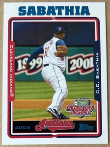 C.C. Sabathia Hof 2005 Topps Opening Day Karte #98 NM-MT Zustand - Bild 1 von 2