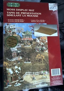 2002 Lemax 18" X 39" Moss Display Village Mat 24829AM - NEW NOS - Picture 1 of 2