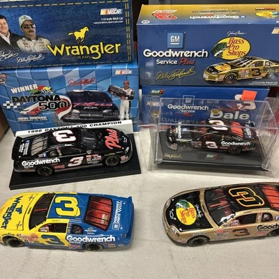 Lot of 4 Dale Earnhardt #3 1998 Bass Pro Shops Wrangler More 1:32 Action Revell - Image 1 of 4