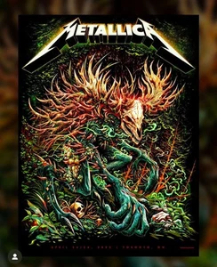 Metallica Toronto Canada Pop Up Poster - Miles Tang - Numbered - Picture 1 of 1