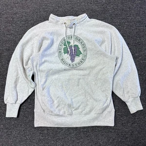 Vintage 90s Bunch of Grapes Marthas Vineyard Pullover Sweatshirt Herren Gr. XL grau - Bild 1 von 6