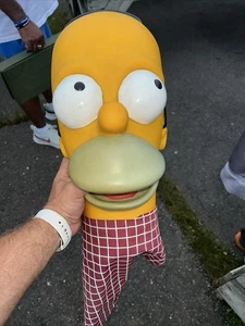 Gemmy Homer Simpson Head Only Bar B Cutie Animated Dancing Singing Simpsons Prop - Picture 1 of 1