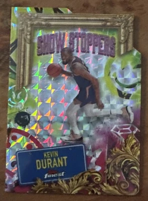 2025 Topps Finest Basketball Kevin Durant Show Stoppers Die Cut Refractor 💎💎💎 - Image 1 of 2