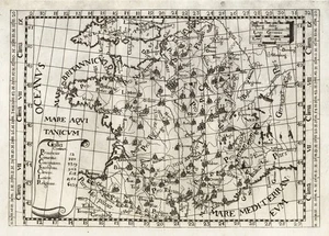 France Frankreich Kapuziner Capuchin Karte carte map Montecalerio 1712 - Bild 1 von 1