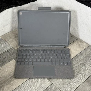 Logitech Combo Touch Keyboard Case for Apple iPad 7TH/8TH/9TH Gen Stand - Picture 1 of 23