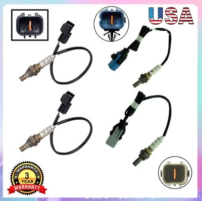 Juego de 4 sensores de oxígeno ascendente + descendente para Kia Sedona 2002 2003 2004 2005 3,5 L EE. UU. Foto 1 de 4