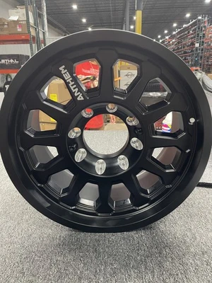 4 - Blemished 18x9 Satin Black Wheel Anthem Off-Road Intimidator Blank  18 Foto 1 de 4