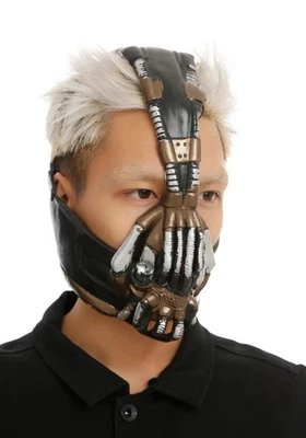 DC 漫画黑暗骑士三部曲角色扮演服装贝恩面具蝙蝠侠免运费 — 第 1/4 张图片