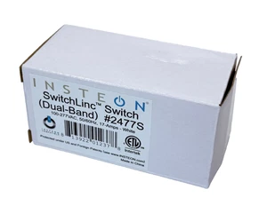 Insteon 2477S SwitchLinc Ein Aus Dual-Band Fernbedienung Lichtschalter - Weiß NEU - Bild 1 von 2