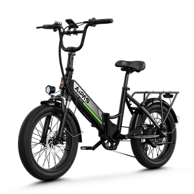 Aipas A2 20" Folding Fat Tire eBike 750W 48V 12.8Ah Compact Electric Bike USA - Image 1 of 4