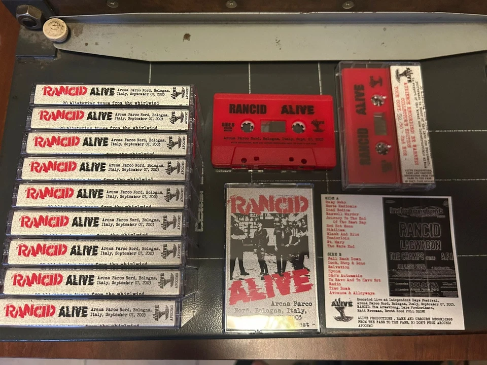 Rancid – Arena Parko Nord, Bologna, Italy, September 7th, 2003 Tape lim. to 50 - Bild 1 von 1