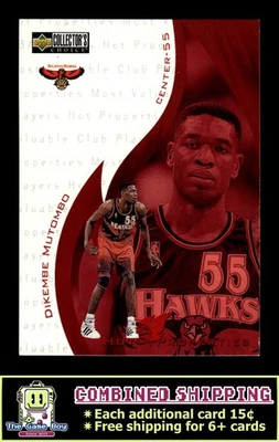 1997-98 Collector's Choice #356 Dikembe Mutombo Atlanta Hawks - Image 1 of 2