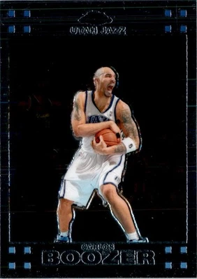 2007-08 Topps Chrome #64 Carlos Boozer Utah Jazz - Image 1 of 2