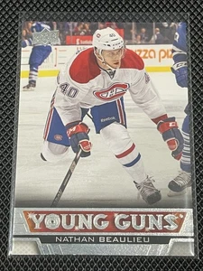 Nathan Beaulieu - 2013-14 Upper Deck Young Guns #207 Rookie - Montreal Canadiens - Picture 1 of 2