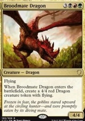 Broodmate Dragon - Commander 2017 #165/309 MTG Magic The Gathering - Image 1 of 1