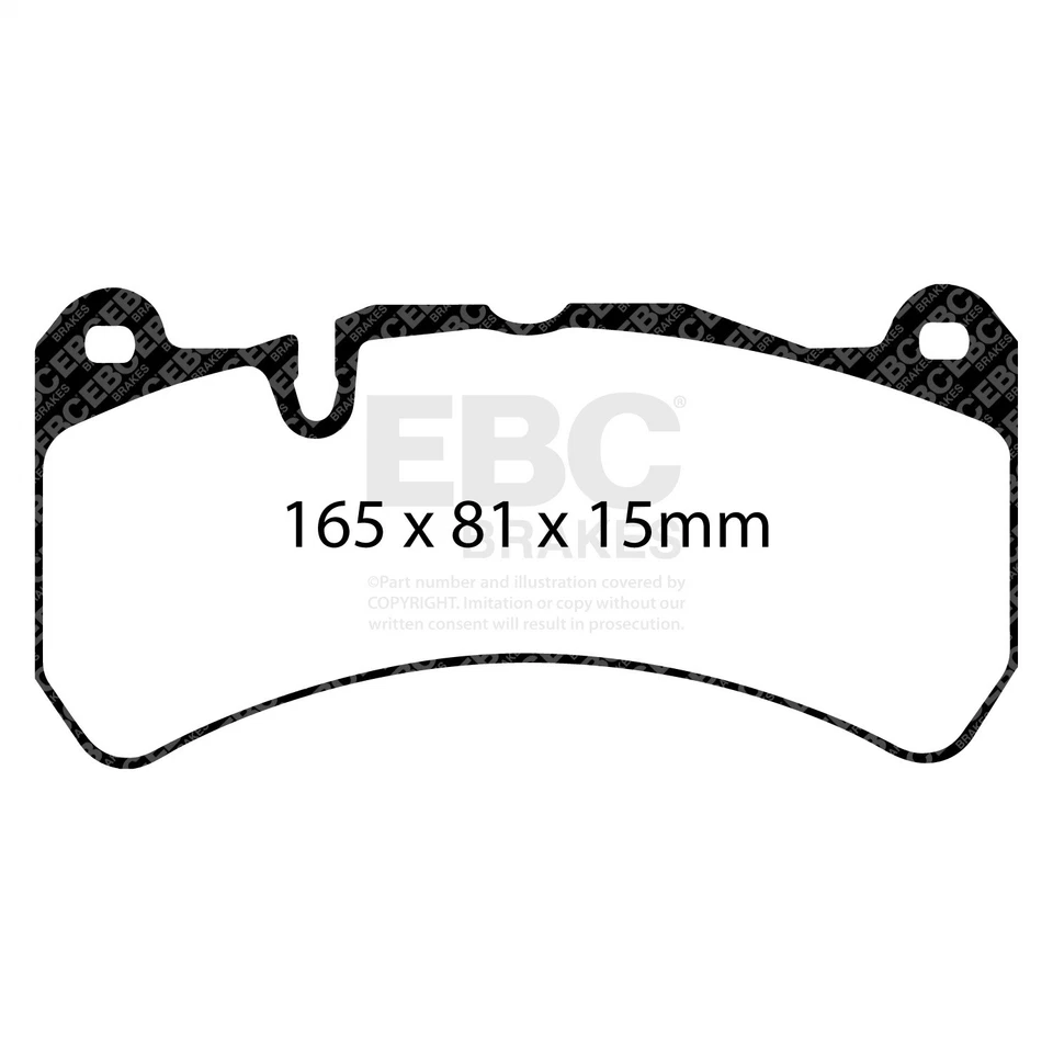 Pastillas de freno EBC Brakes DP31591C Redstuff cerámica bajo polvo Foto 1 de 3
