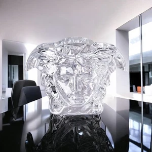 Versace Rosenthal Medusa Grande Clear Vase 69183-321617-47019 Porcelain - Picture 1 of 5