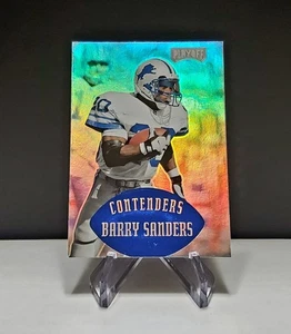 1997 Playoff Contenders Blue #49 BARRY SANDERS Detroit Lions NFL Football HOF  - Bild 1 von 2