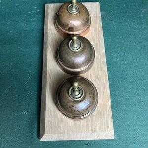 Antique Brass & Ceramic Light Switch Old Dolly Toggle Vintage Art Deco - Picture 1 of 7