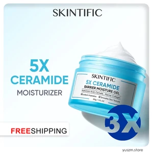 3X SKINTIFIC 5X Crema Idratante Ceramide 30g | Riparazione Barriera Pelle - DHL Express - Foto 1 di 9