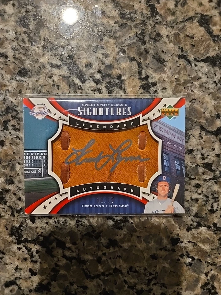 Guante automático Sweet Spot Classic Signatures Fred Lynn 2007 #32/75 Foto 1 de 2