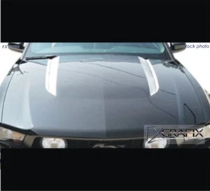 2010 - 2012 Ford Mustang Cowl Split Hood Spears Dealer Quality Stripes - Picture 1 of 3