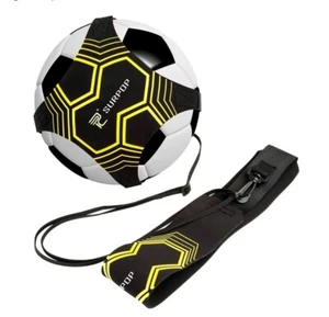 ALL BLACK Soccer/Volleyball/Rugby Trainer, Kick Solo Practice Training Aid - Picture 1 of 6